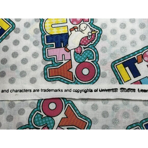 Despicable Me Its So Fluffy Unicorn Fabric VIP Cranston 55" long x 43" wide - Picture 5 of 9
